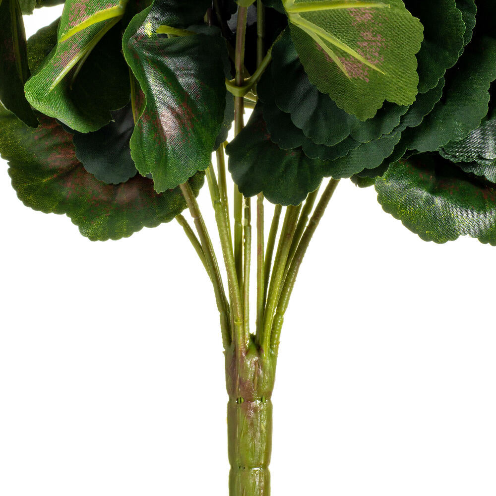 Vickerman 17.5" Artificial Red Geranium Bush.
