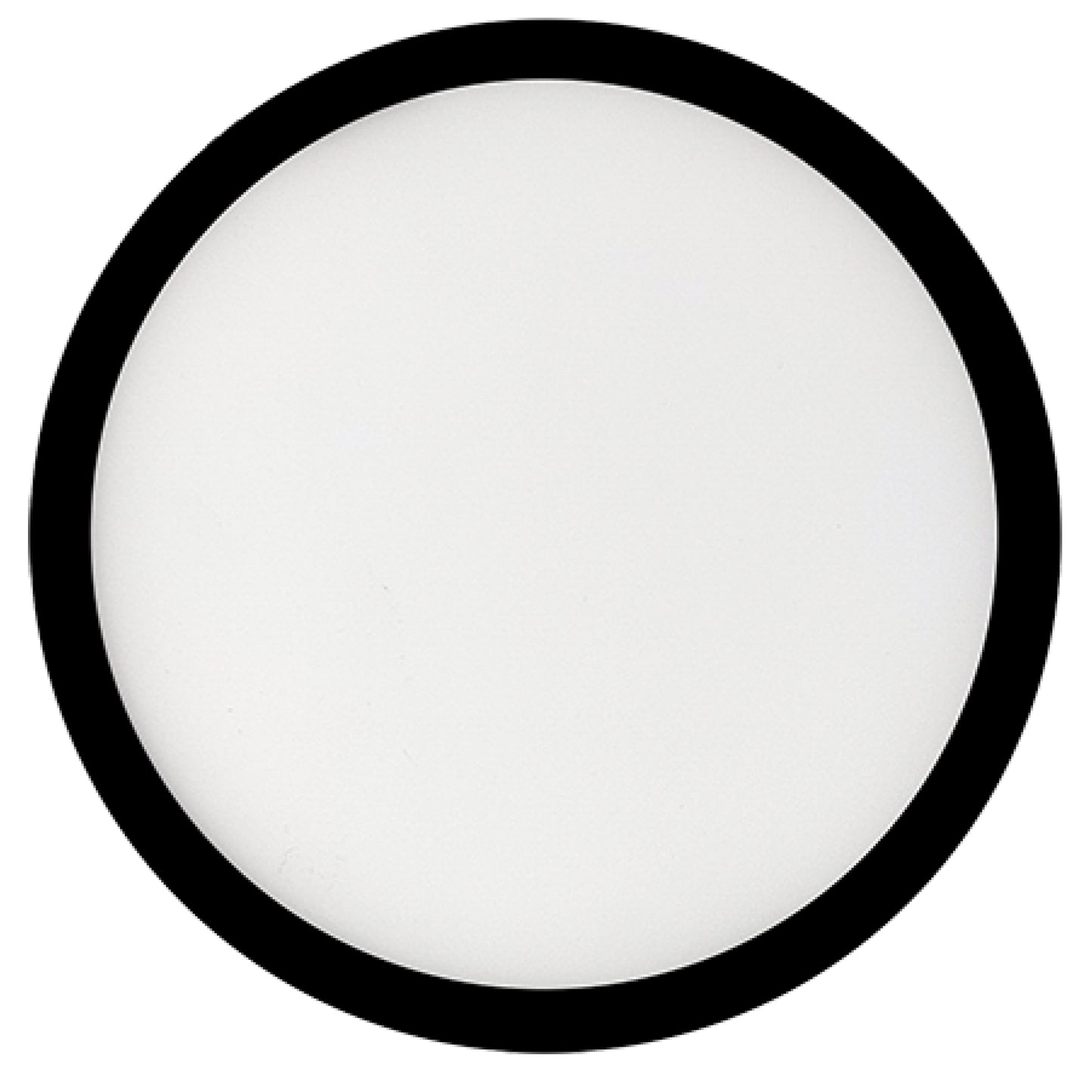Bulbrite 773605 7 in.Round 10.3-Watt 3000K LED Flush Mount Light, 1150 Lumens, Black