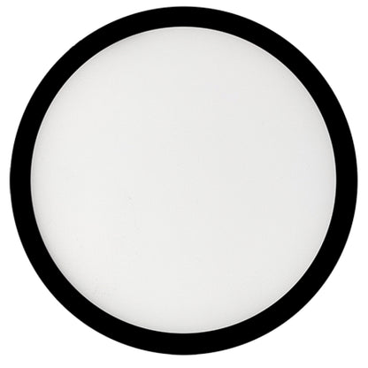 Bulbrite 773605 7 in.Round 10.3-Watt 3000K LED Flush Mount Light, 1150 Lumens, Black