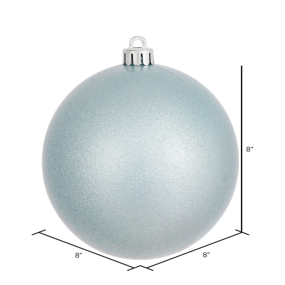 Vickerman 8" Baby Blue Candy Ball Ornament