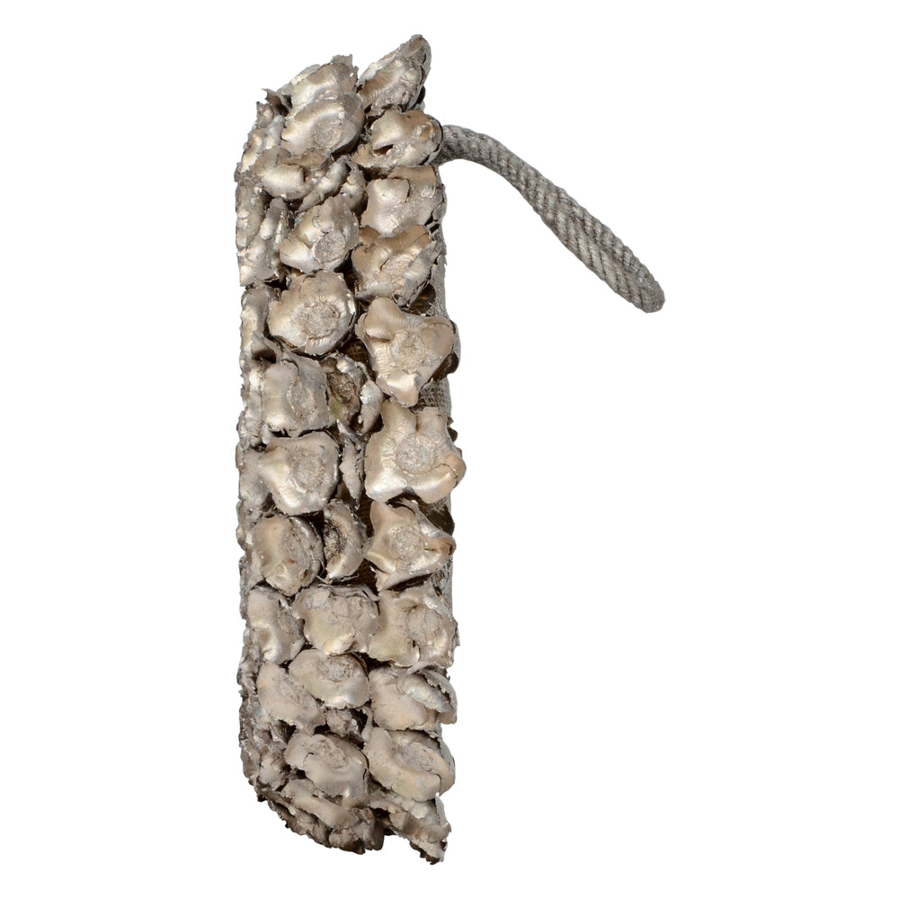 Vickerman 20" Champagne Coco Flower Wreath Dried