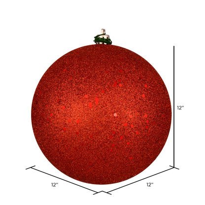 Vickerman 12" Bittersweet Sequin Ball Ornament