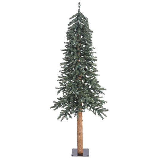 Vickerman 6' Natural Bark Alpine Artificial Christmas Tree Unlit