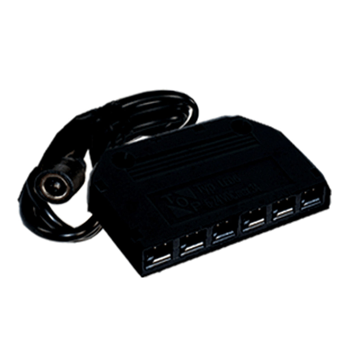 Westgate 6-Port Splitter For 12V Slim Puck Series, Black, Undercabinet Lighting, Black Finish