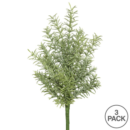 Vickerman 13" Artificial Rosemary Pick Set of 3