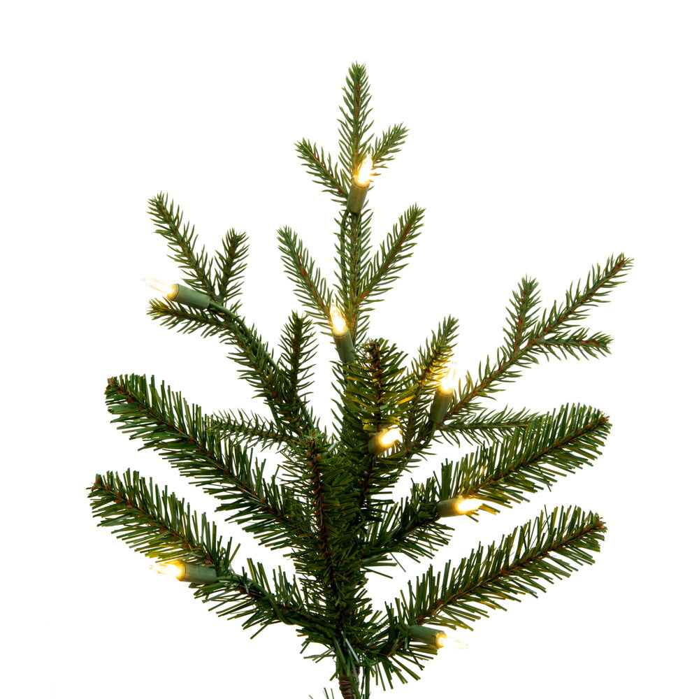 Vickerman 9' x 68" Hudson Fraser Fir Artificial Christmas Tree with Warm White LED Lights.