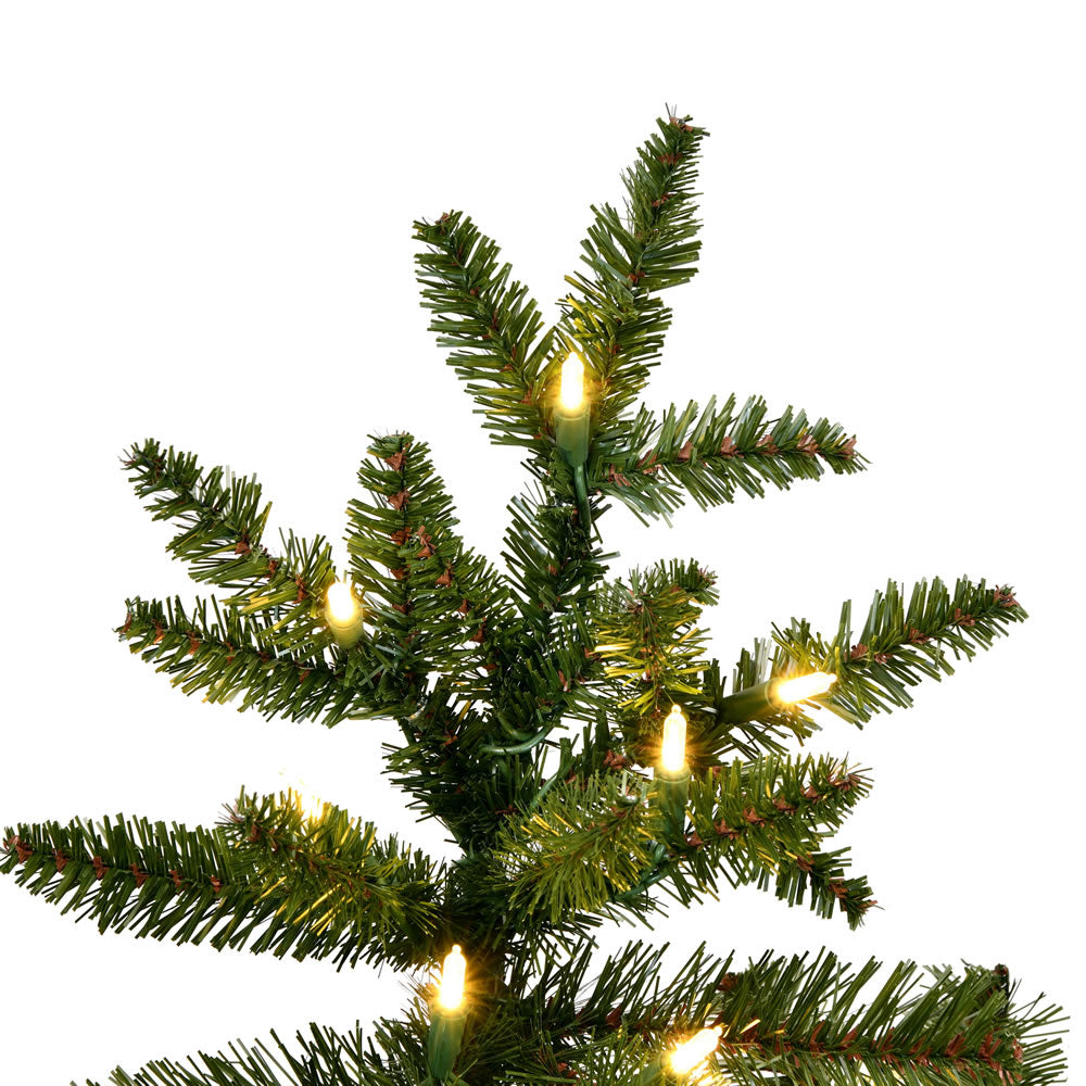 Vickerman 6.5' x 48" Natural Fraser Fir Artificial Christmas Tree Warm White Dura-lit LED Lights