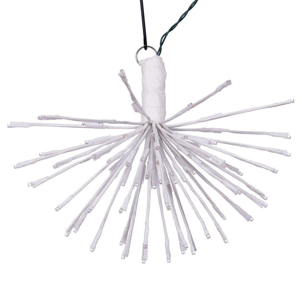 Vickerman 80Lt x 16" White Starburst Warm White 5mm Twinkle LED Lights.
