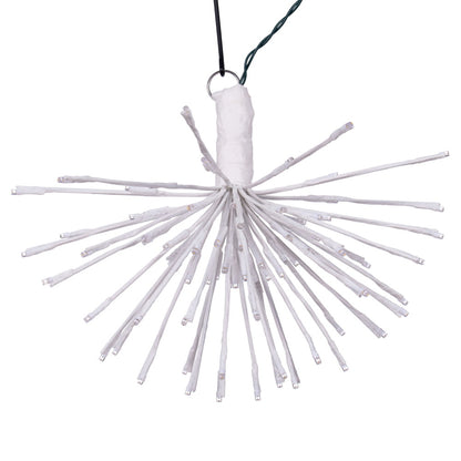 Vickerman 80Lt x 16" White Starburst Warm White 5mm Twinkle LED Lights.