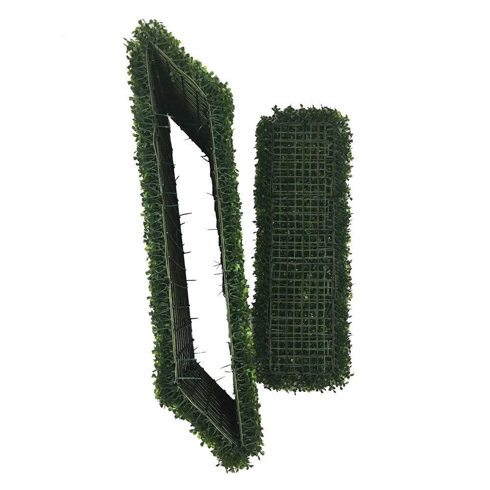 Vickerman 24" x 36" Artificial Green Boxwood Hedge.