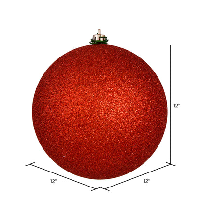 Vickerman 12" Bittersweet Glitter Ball Ornament