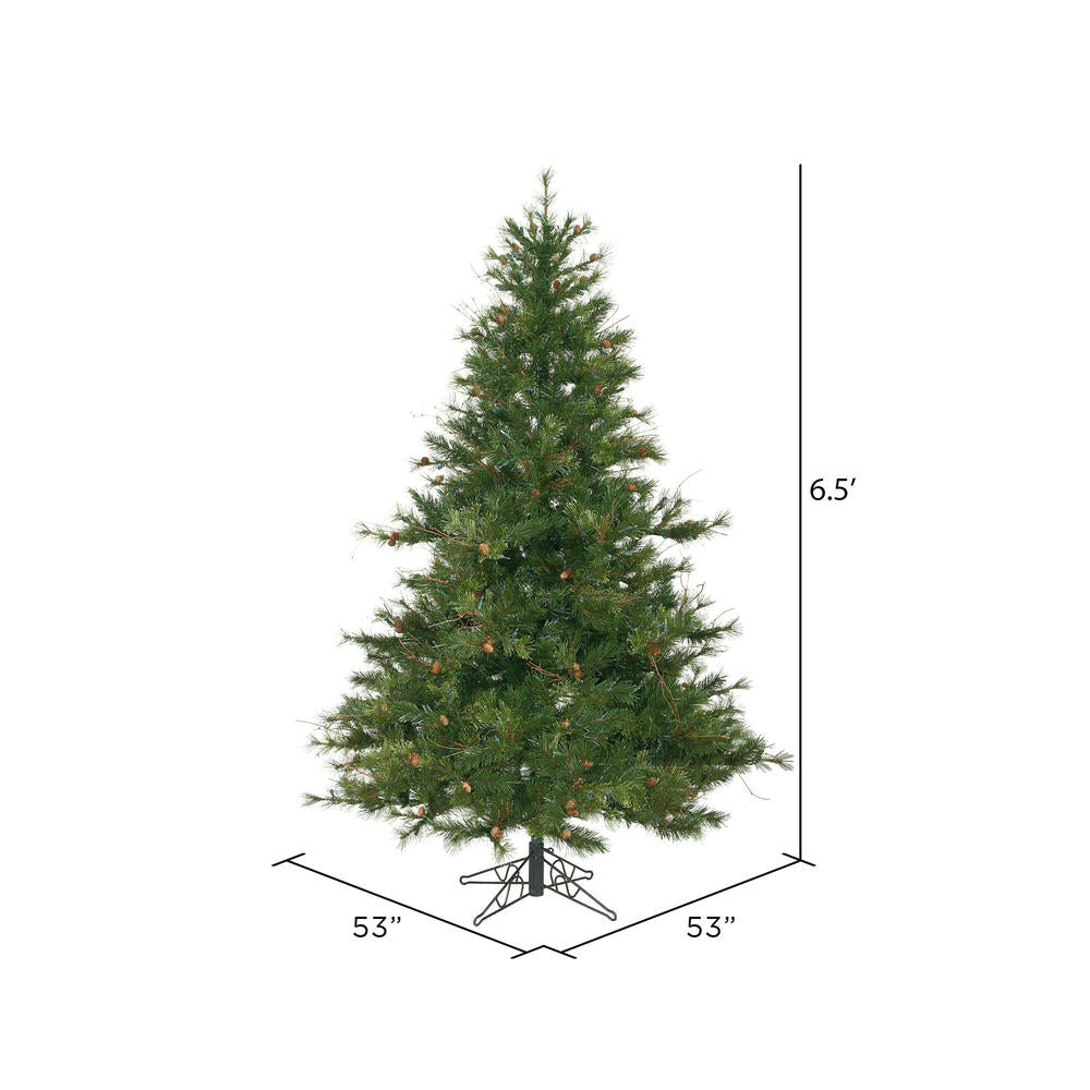 Vickerman 6.5' Mixed Country Pine Artificial Christmas Tree Unlit