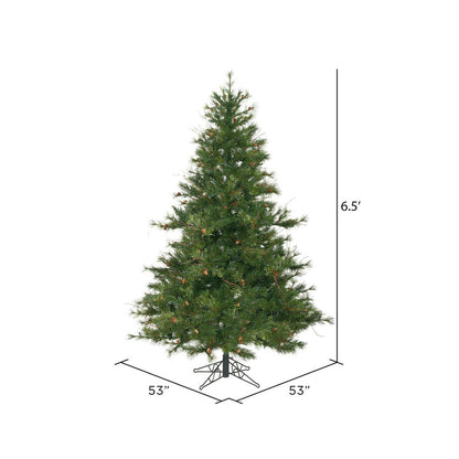 Vickerman 6.5' Mixed Country Pine Artificial Christmas Tree Unlit