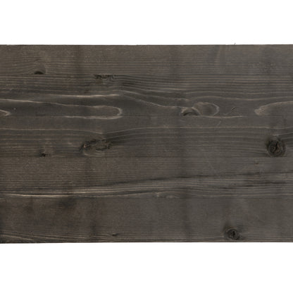 Vickerman 32" x 15" Gray Square Wooden Knock down Christmas Tree Collar