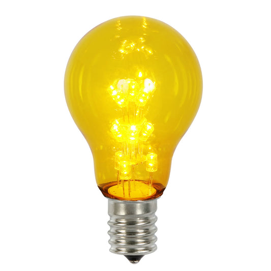 Vickerman A19 Yellow Transparent Glass LED Replacement Bulb