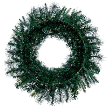 Vickerman 30" Cashmere Artificial Christmas Wreath with Warm White Dura-lit LED Lights