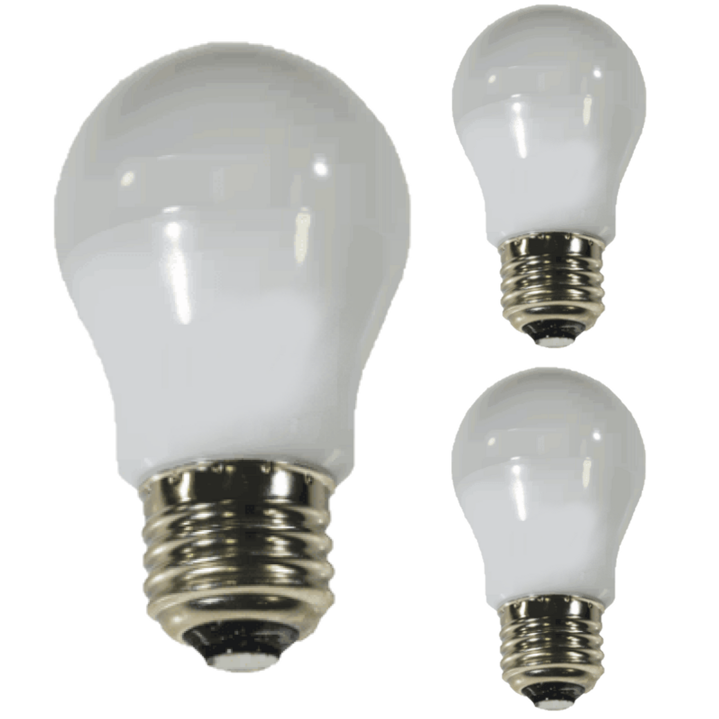 Damar A15 LED Amber Light Bulb 5W E26 Medium Screw Base for Party Decoration Holiday Lighting Small Light Bulb 120V 200° Beam Angle 15000 Life Hours Amber Finish Pack of 3