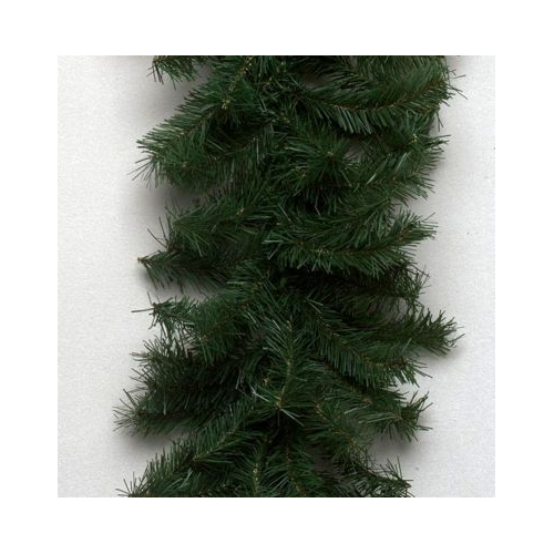 Vickerman 9' Canadian Pine Artificial Christmas Garland Multi-Colored Incandescent Mini Lights