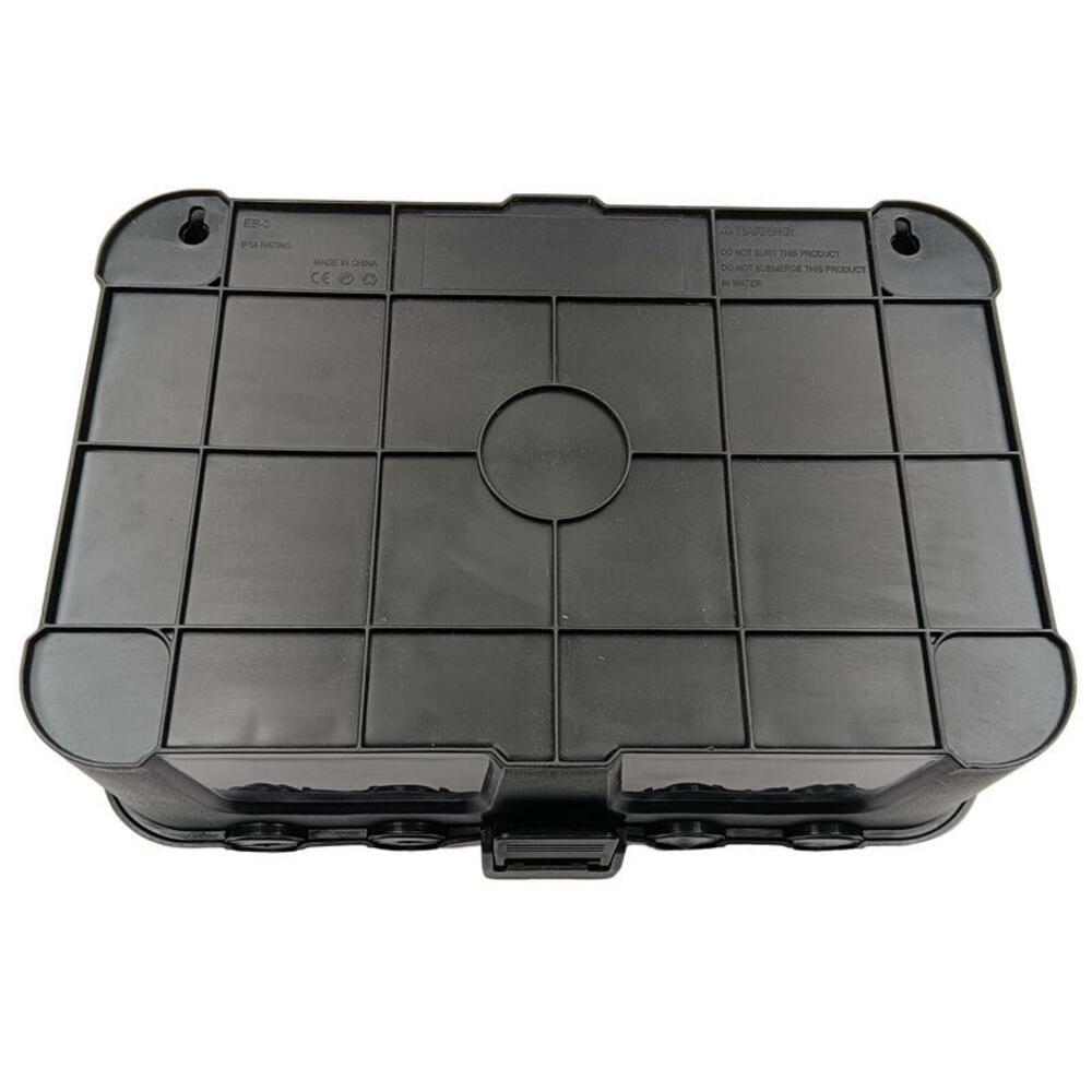 Vickerman Large Black Dry Socket Box, 13.6"x9.7"x5.3", IP54