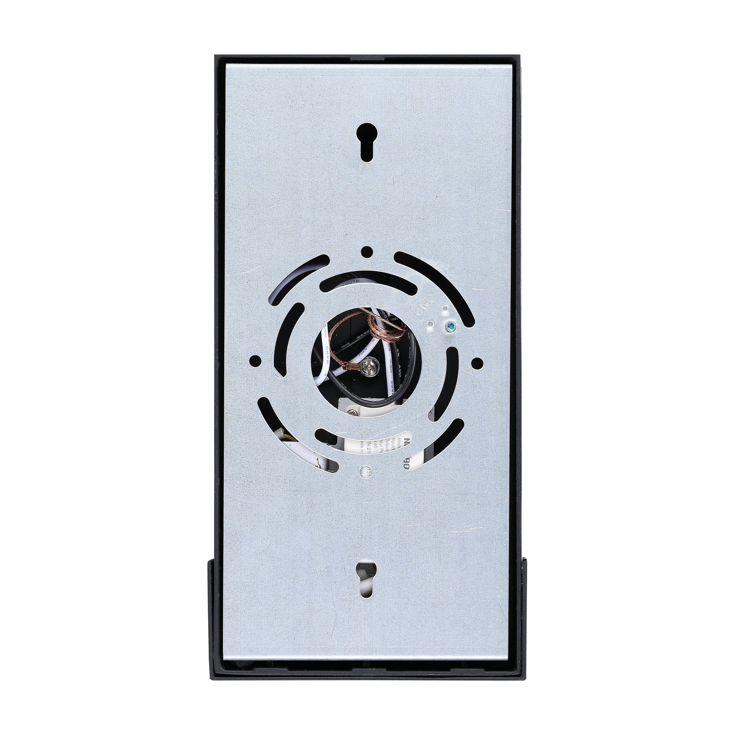 ASD Lighting LED Outdoor Wall Sconce 10" 10W CCT Selectable 3000/4000/5000K Dimmable Clear Seeded Glass, Black ETL