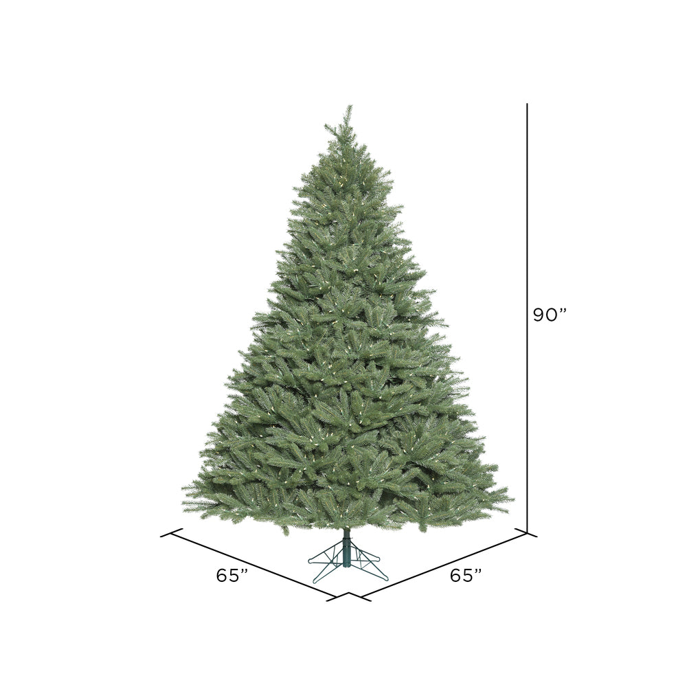 Vickerman 7.5' Colorado Spruce Artificial Christmas Tree Warm White LED Lights