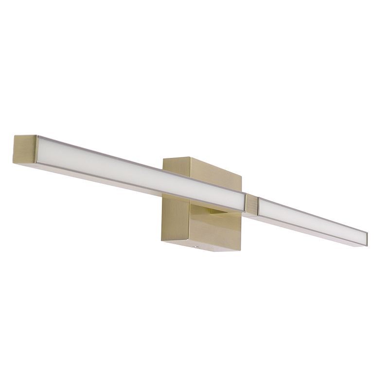 Westgate Rotatable Slim Vanity 36In 30W 5Cct 2100 Lumens C90 Dim, Gold, Commercial Indoor Lighting, 30W, 2100 Lumens, 27K/30K/35K/40K/50K, Brushed Bruss Finish, TRIAC Dimming