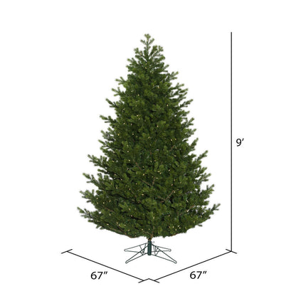 Vickerman 9' x 67" Eagle Fraser Full Artificial Christmas Tree with Warm White Dura-lit LED Lights