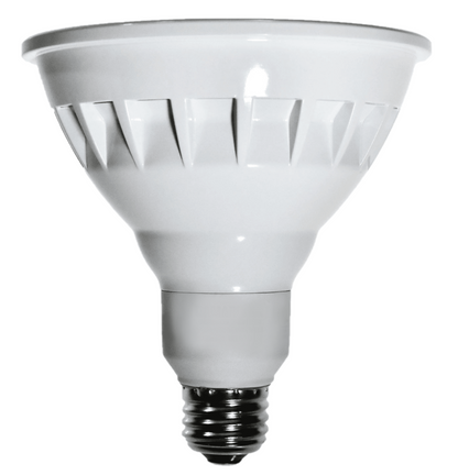 Damar PAR38 LED Flood Light Bulb 35W E26 Medium Base 5000K Bright White Ideal for Track & Recessed Spot Light Bulbs 120-277V 4000 Lumens Dimmable at 120V White Finish Pack of 2