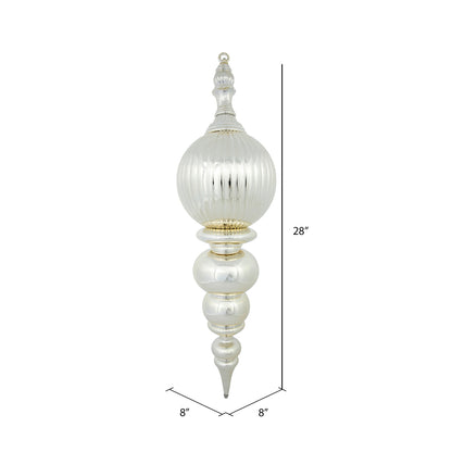 Vickerman 28" Champagne Shiny Finial Ornament