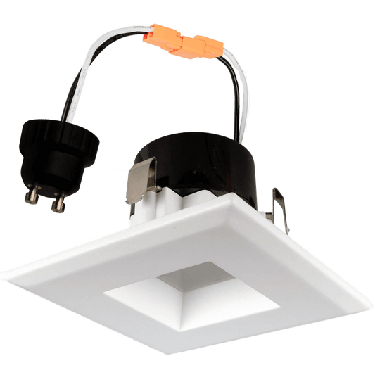 Goodlite 3 Inch LED Square Retrofit, Cool White 4100K, Can Be Adjusted To 3, 3-5 Or 3.7 Inch Housing, Just Unscrewing And Adjusting The Position Of The Clip