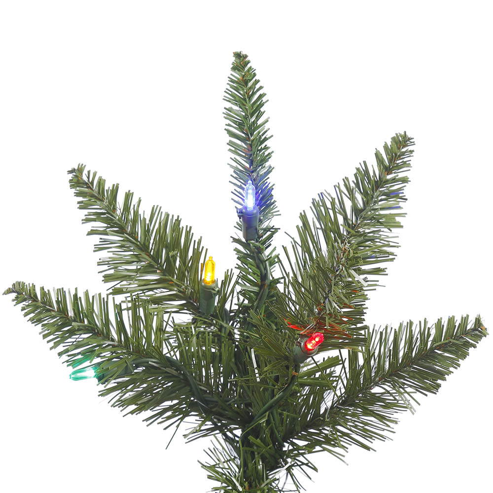 Vickerman 4.5' Durango Spruce Artificial Christmas Tree Multi-Colored Dura-Lit®LED Lights