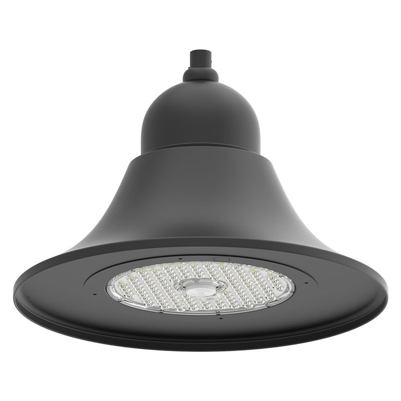 Westgate Decorative Area Bell Model B 23In 80/100/150W 30/40/50K 130 Lumens/W 100-347V Black, Outdoor Lighting, 80W/100W/150W, 130 Lumens/W, 30K/40K/50K, Black Finish, 0-10V