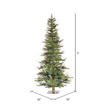 Vickerman 5' Ashland Artificial Christmas Tree Unlit