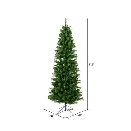 Vickerman 5.5' Salem Pencil Pine Artificial Christmas Tree Unlit