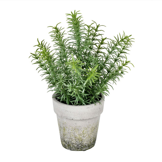 Vickerman 12.5“ Artificial Potted Green Plant.