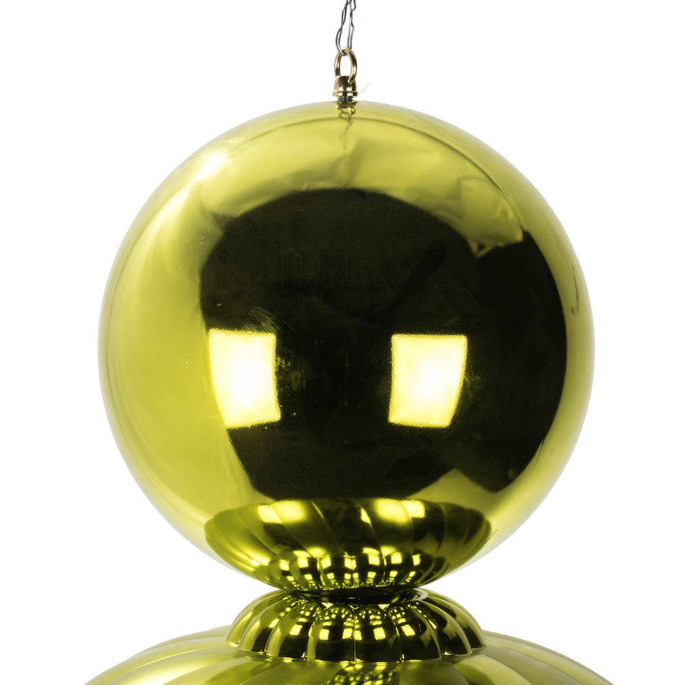 Vickerman 54" Lime Shiny and Matte Finial Ornament