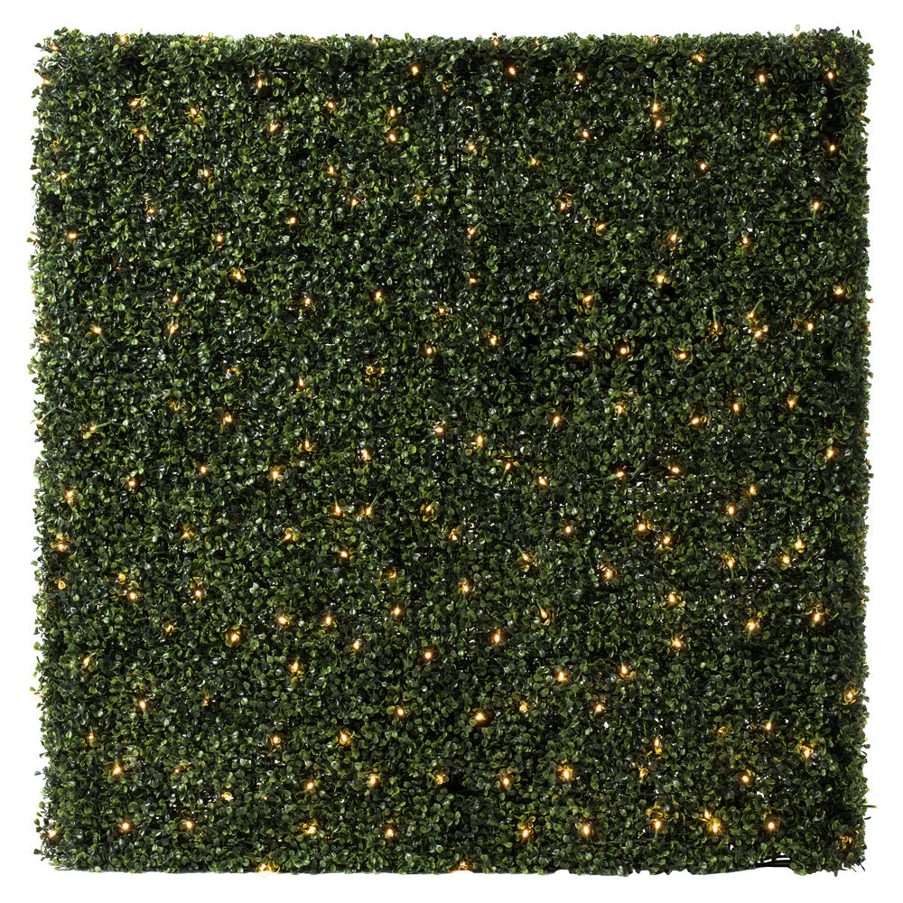 Vickerman 48"Artificial Boxwood Hedge With 400 Warm White LED Lghts.