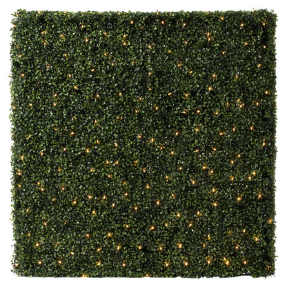 Vickerman 48"Artificial Boxwood Hedge With 400 Warm White LED Lghts.