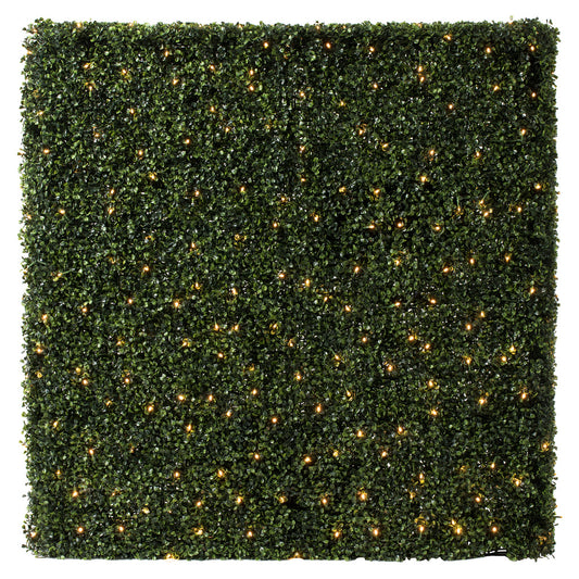 Vickerman 48"Artificial Boxwood Hedge With 400 Warm White LED Lghts.