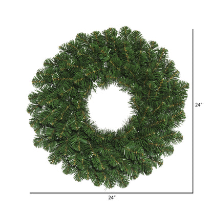 Vickerman 24" Oregon Fir Artificial Christmas Wreath Unlit