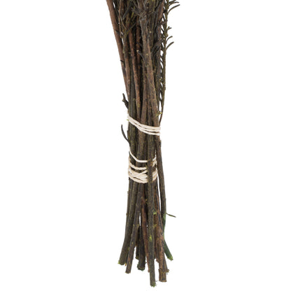 Vickerman 16" Natural White Rice Flower. Comes in a 4.25 oz Bundle. Preserved