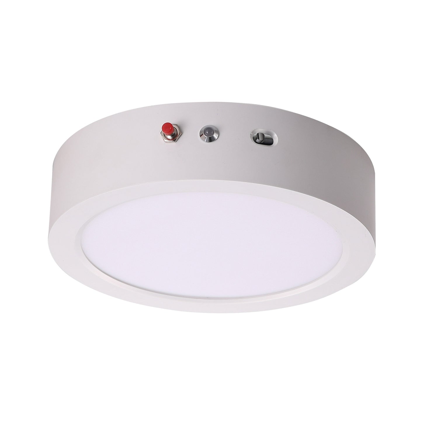 ASD Lighting LED Surface Mini Panel Round 9inch 18W 120V Triac 2700/3000/4000/5000/6000K with Battery Back-up 12W with ETL