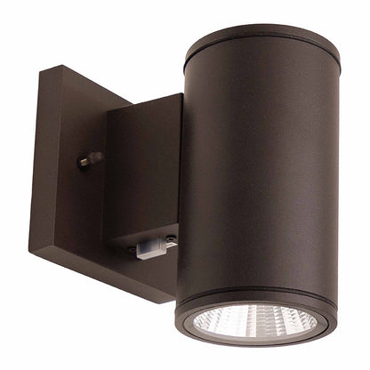 Westgate 2In Wall Cyl. Down Light 6W 30K/40K/50K Dim. - Bronze, Outdoor Lighting, 6W, 400 Lumens, 3000K/4000K/5000K, Orb Finish, TRIAC Dimming