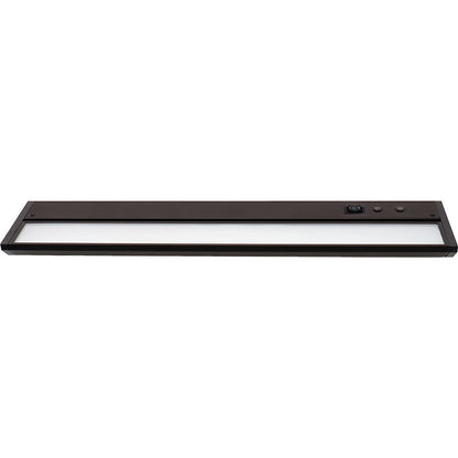 Westgate 18In Adj. Head Under Cab. 3Cct + 9 RGB Modes, Push-Button Control, Cords Incl., Bronze, Undercabinet Lighting, 8W, 440 Lumens, 30K/40K/50K + RGB, Bonze Finish None