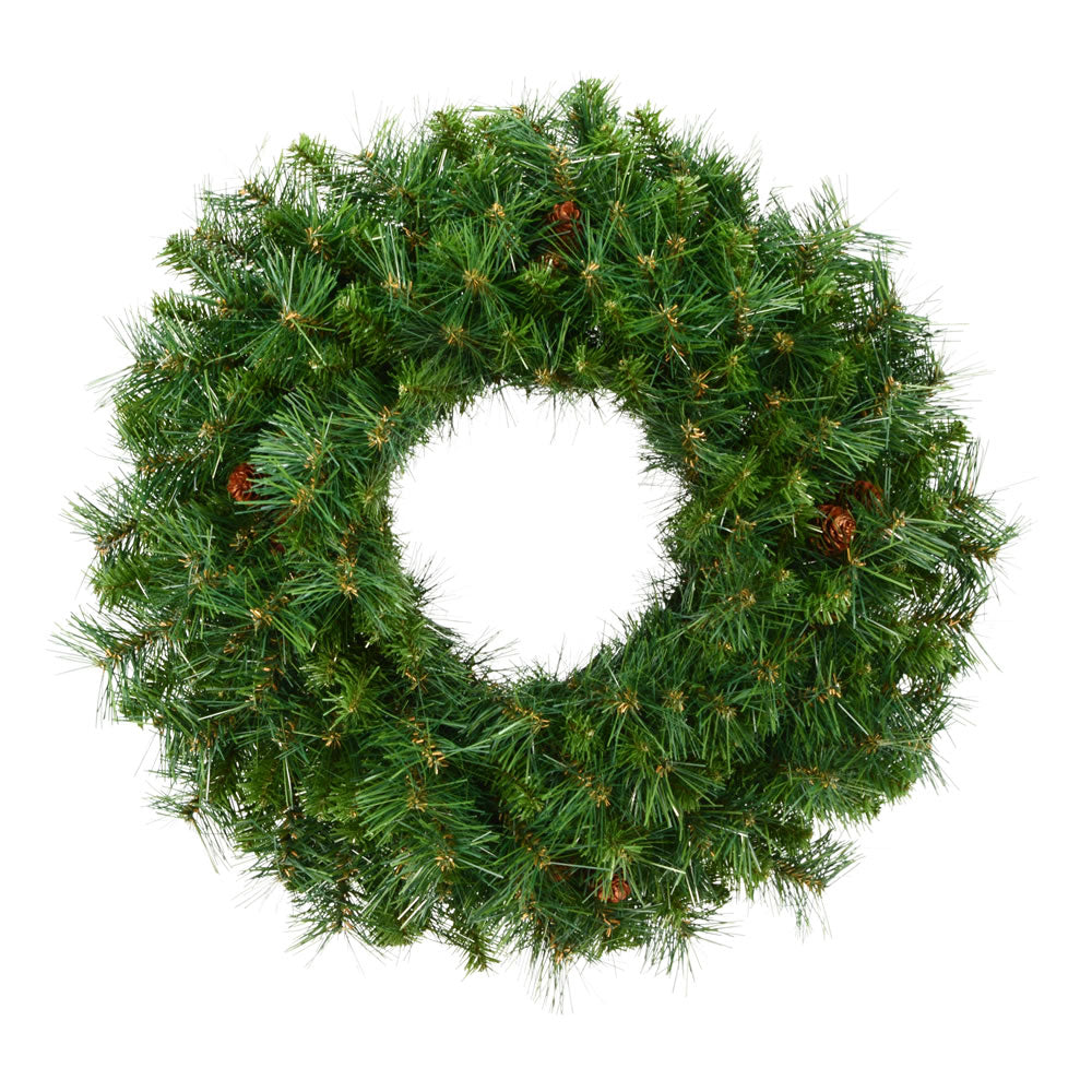 Vickerman 24" Cheyenne Pine Artificial Christmas Wreath Unlit