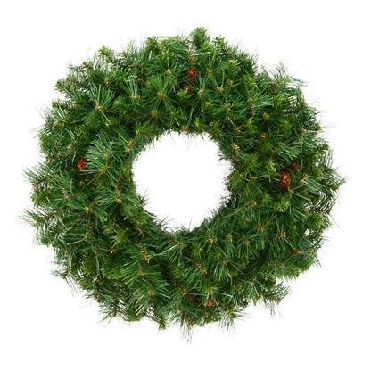 Vickerman 24" Cheyenne Pine Artificial Christmas Wreath Unlit