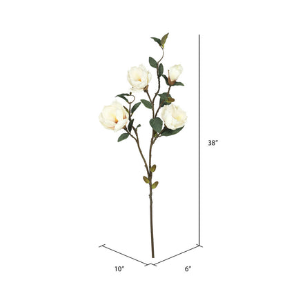 Vickerman 38" Cream Magnolia Artificial floral Stem Set of 3
