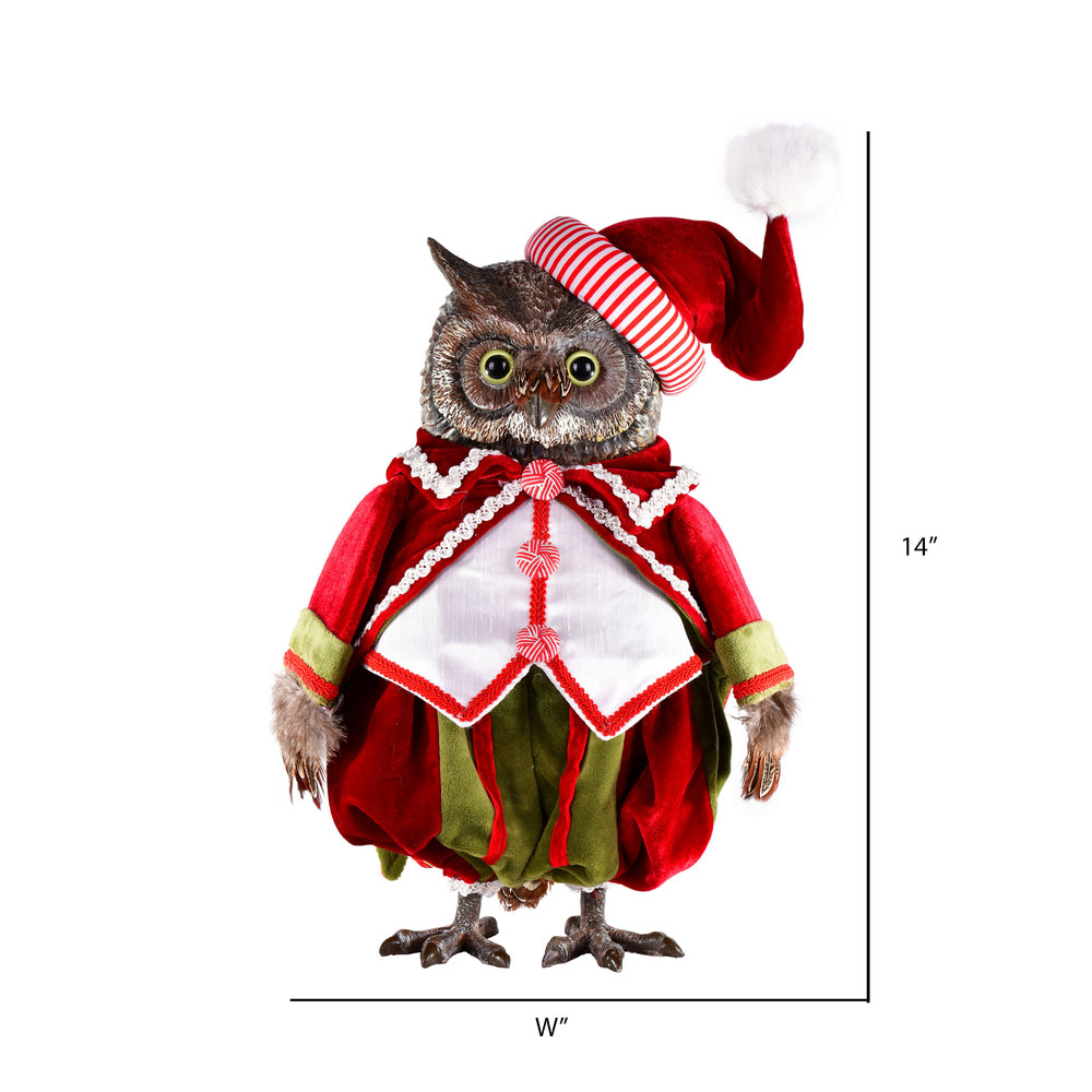 Vickerman 19" Candy Wonderland Collection Owl Doll