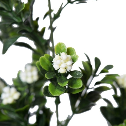 Vickerman 19" Artificial UV Coated White Small Rambling Bush.