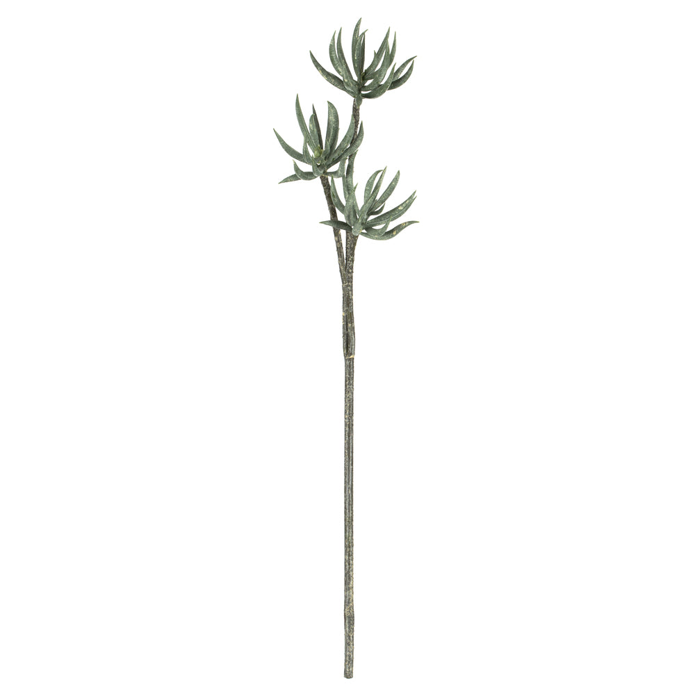 Vickerman 24" Artificial Mixed Green Aloe Spray. Includes 3 sprays per pack.